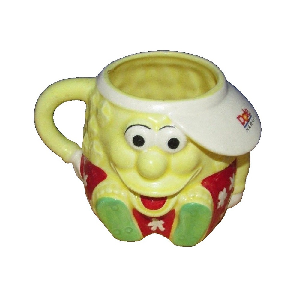 Dole Pineapple Wahiawa HI advertising coffee juice mug cup Korea CHIP vintage